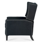 27.16 Fauteuil inclinable manuel large avec accoudoirs ailés
