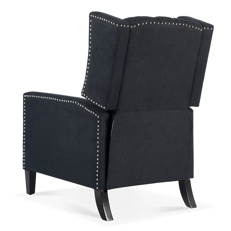 27.16 Fauteuil inclinable manuel large avec accoudoirs ailés