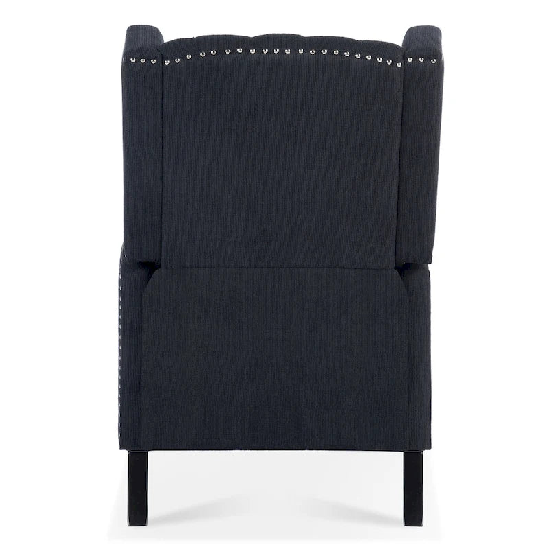 27.16 Fauteuil inclinable manuel large avec accoudoirs ailés