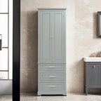 Meuble de rangement haut à trois tiroirs pour salle de bain/bureau