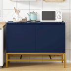 Buffet 2 portes minimaliste et de luxe avec pieds en métal