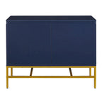 Buffet 2 portes minimaliste et de luxe avec pieds en métal