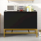 Buffet 2 portes minimaliste et de luxe avec pieds en métal