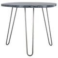 Table à manger Lozka avec plateau en bois gris / blanc délavé - 39,4 x 35,4 x 29,9 - 39Lx35Px30H